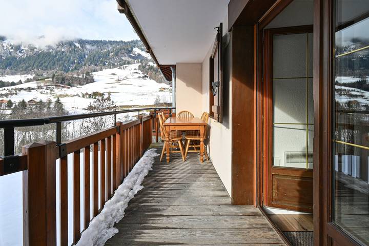Chalet pour 4 personnes, avec balcon et sauna, animaux acceptés dans Massif du Mont-Blanc - 4