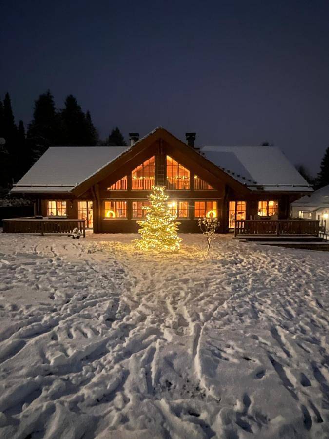 Luxus Blockhaus Willingen - Panoramablick, direkt am Skilift in Willingen, die Mittelgebirge
