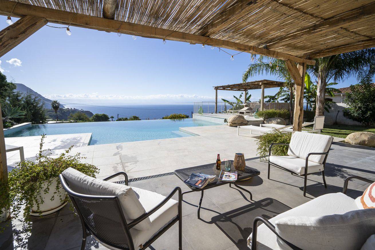 Chalet para 8 personas con balcón/terraza in Faro Capo Vaticano, Provincia de Vibo Valentia