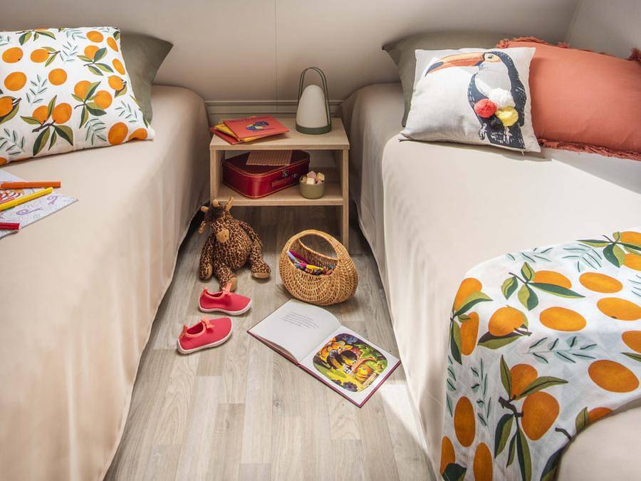 Camping Le Haut Salat - Bungalow de lona 4 personas - Coco Dulce (Sin Instalaciones Sanitarias) in Seix, Parque Natural Regional de los Pirineos de Ariège