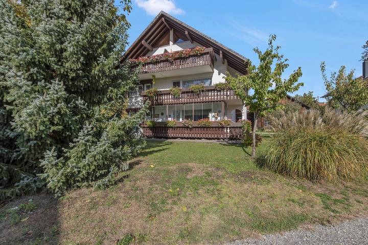 Appartement entier, Appartement "Diepold" avec vue sur les montagnes, jardin partagé et Wi-Fi in Wasserburg am Bodensee, Souabe (Bavière)