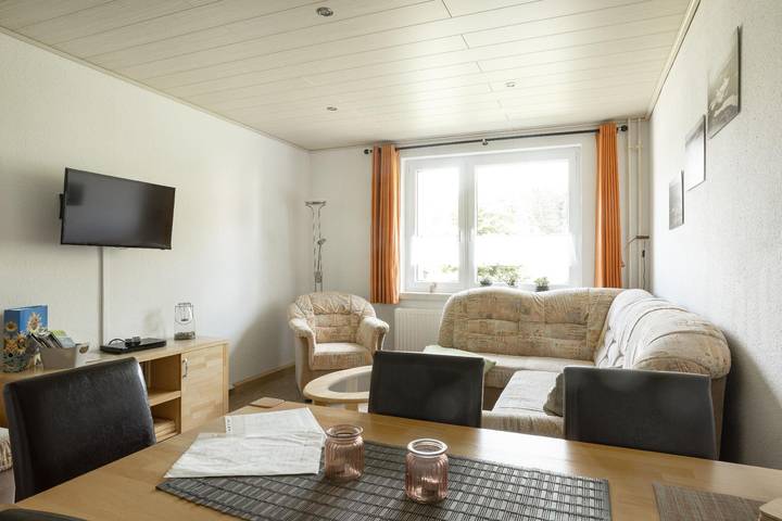 Hütte für 5 Personen, mit Garten und Balkon im Erzgebirge - 4