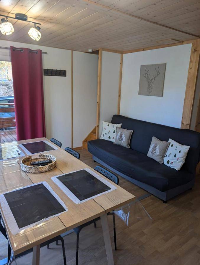 Gîte pour 10 personnes, avec piscine ainsi que terrasse et vue à Saint-Léger-les-Mélèzes - 4