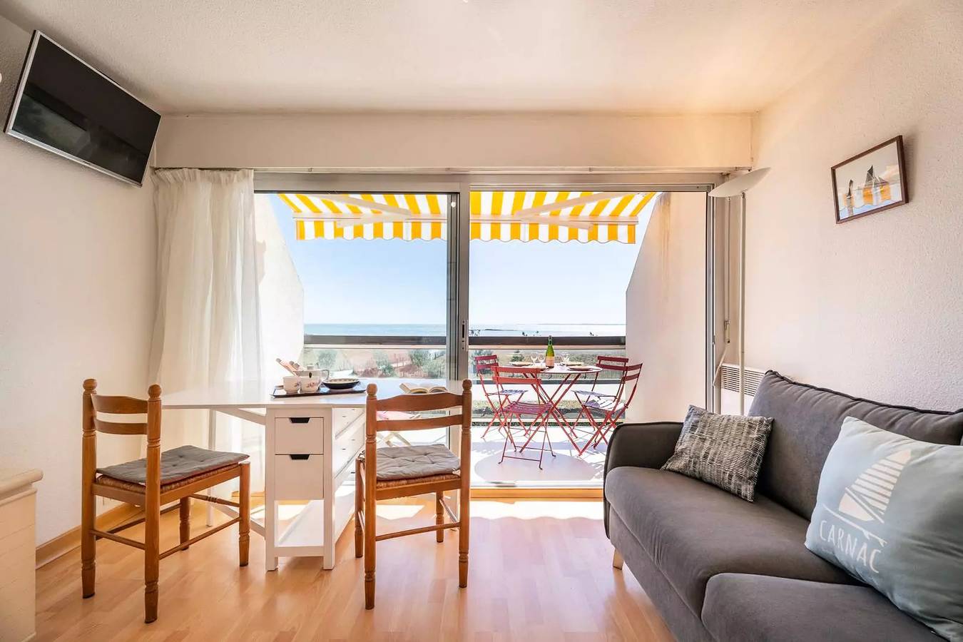 Ganzes Studio, Carnac - Kabinenstudio - 22m2 - Meerblick in Carnac Plage, Carnac