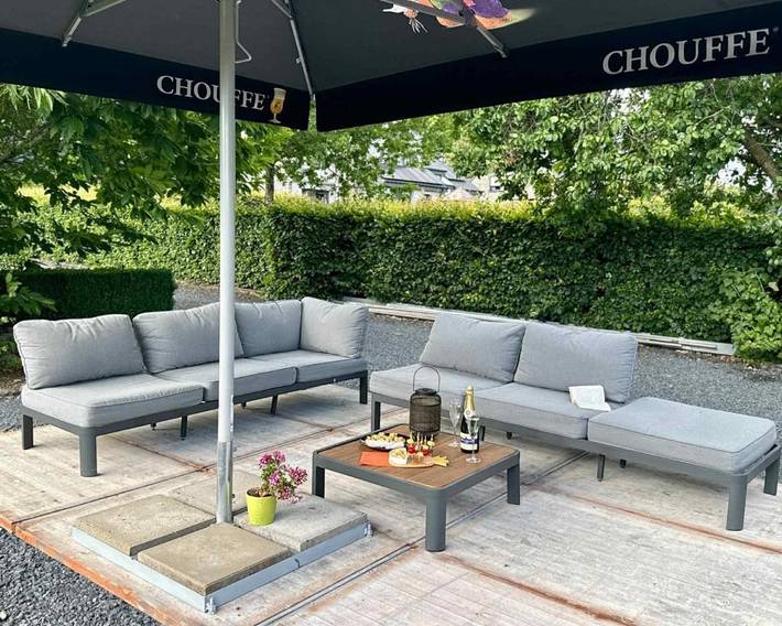 Maison de vacances pour 8 personnes, avec Jacuzzi et Terrasse ainsi que Jardin et Vue à Bastogne