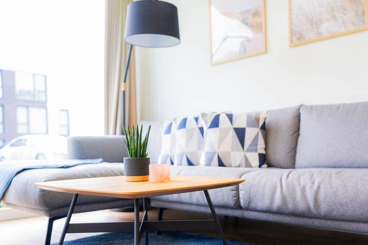 Ferienwohnung für 5 Personen, mit Terrasse und Garten sowie Sauna