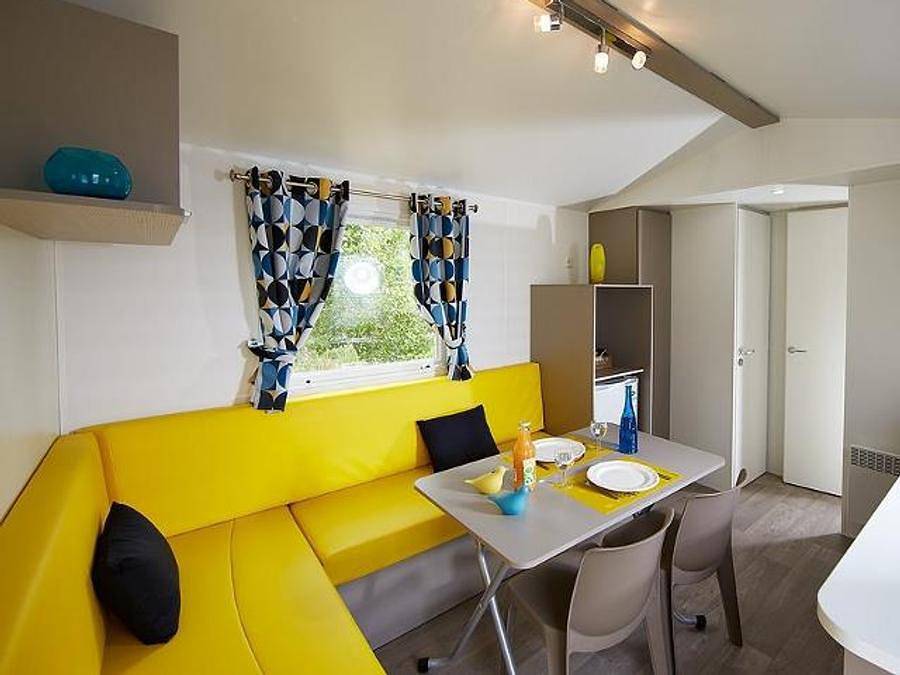 Camping l'Ardéchois - Mobilhome 4 personas - 24.9 m² in Gluiras, Parc naturel régional des Monts d'Ardèche