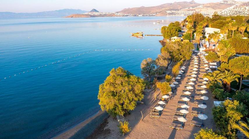 Villa pour 6 personnes, avec jardin ainsi que piscine et vue, animaux acceptés à Bodrum - 2
