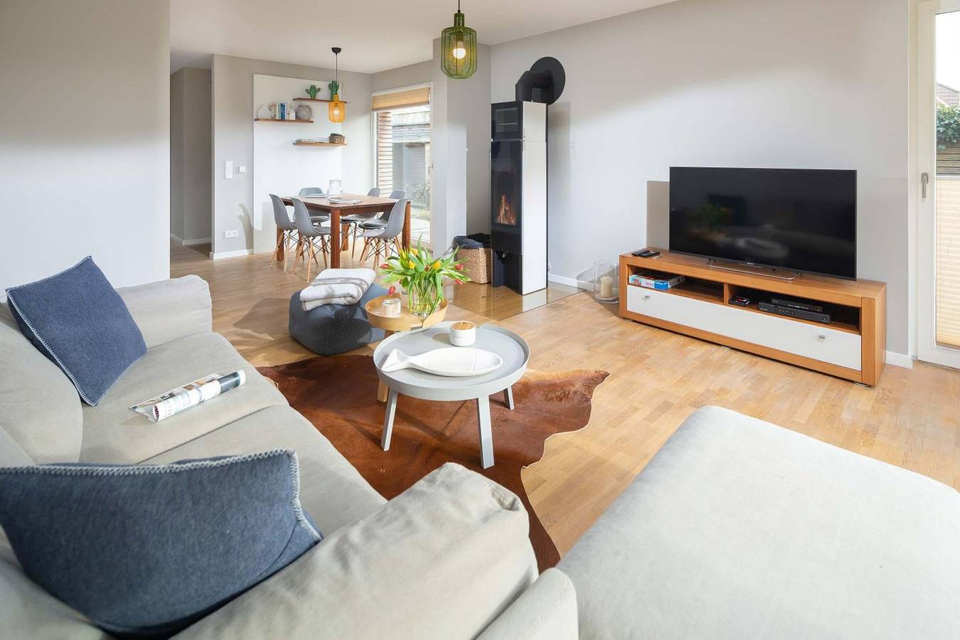 Mühlenloft – Stilvolles Ferienhaus mit Kamin & Garten in Norderney