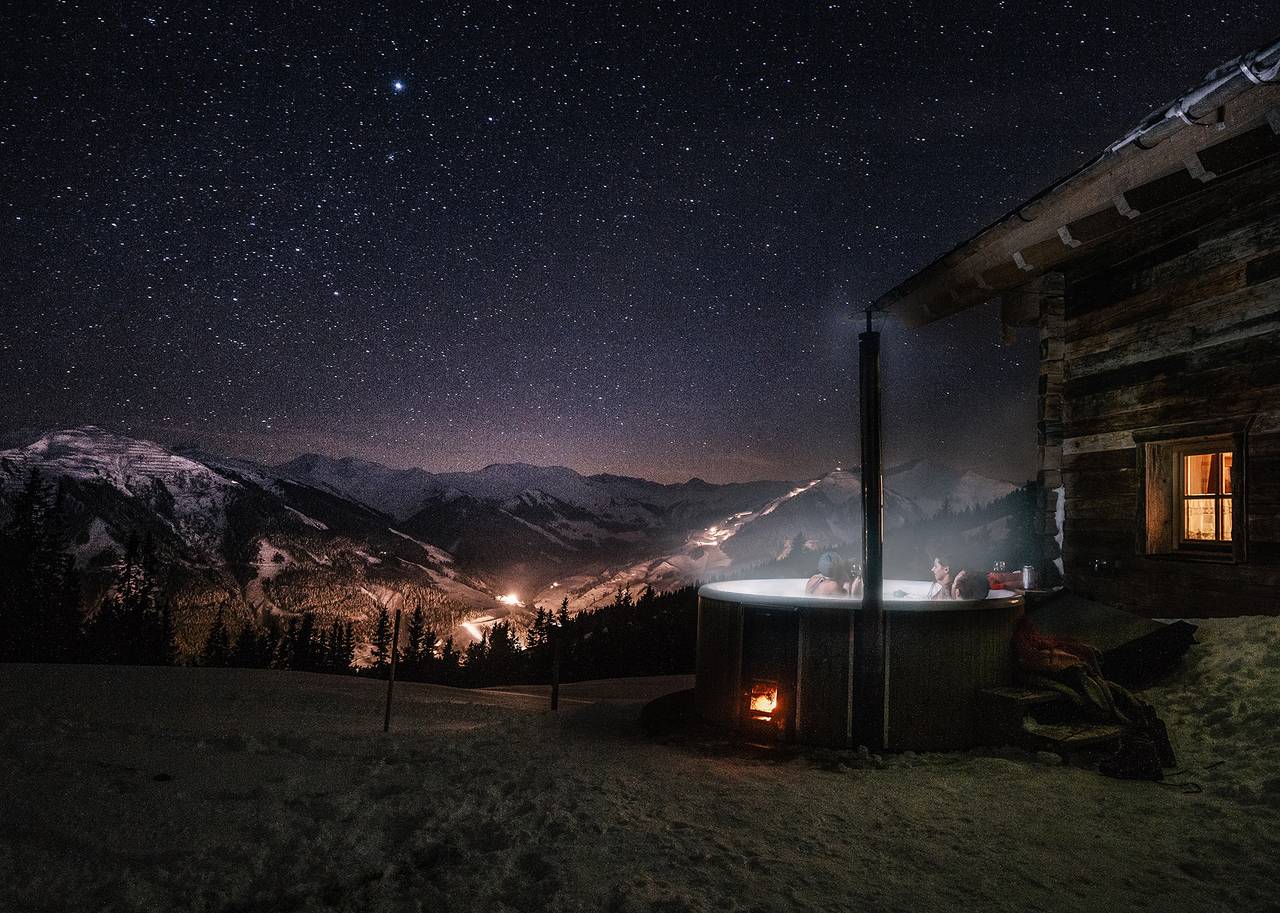 Seig-Hochalm auf 1.600 m - mit Hotpot in Saalbach, Saalbach-Hinterglemm