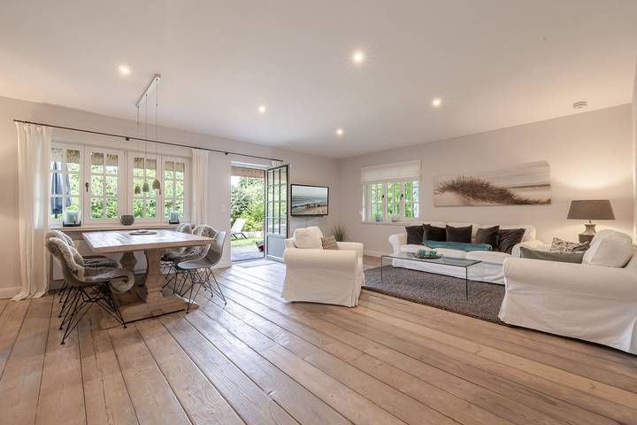 Ferienhaus für 6 Personen, mit Terrasse und Garten sowie Sauna