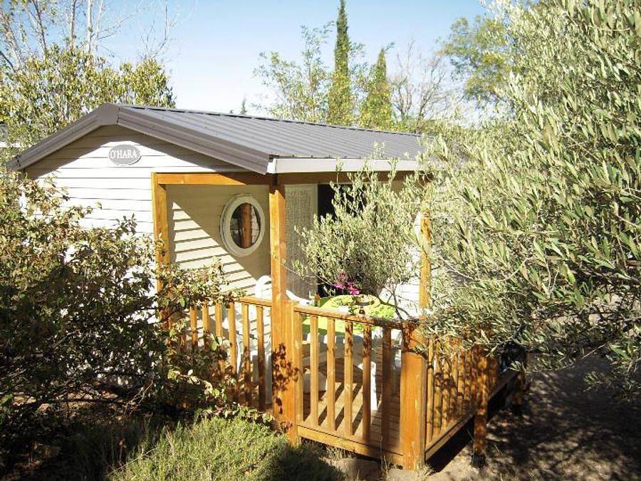 Camping Sites et Paysages - La Pinède - Mobilhome 4 personas - Comodidad 2 hab. in Lézignan-Corbières, Region de Narbonne