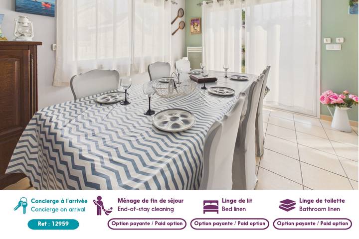 Maison avec jardin - bbq pour 2 adultes/2enfants in Arès, Region de Arcachon