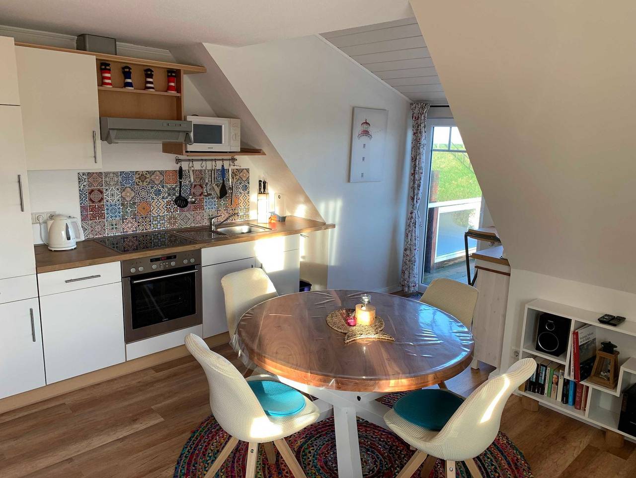 Ganze Ferienwohnung, Unser Haus am Deich - Wohnung Meerblick - Wohnung Meerblick in Nordstrand (Gemeinde), Nordstrand