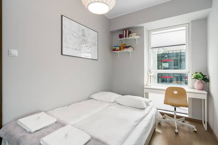 Gîte pour 6 personnes, avec balcon/terrasse, adapté aux familles à Poznań - 3