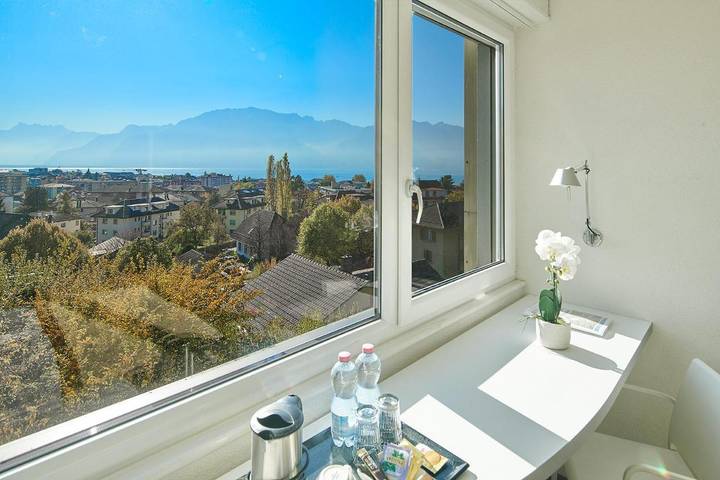 Hôtel pour 2 personnes, avec vue et jardin à Vevey - 4