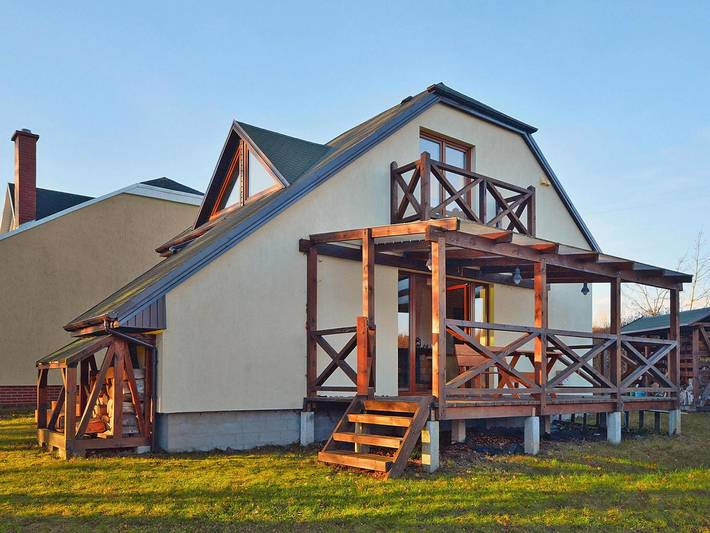 Ferienhaus am Seeufer, Boot im Preis inbegriffen in Rosnowo, Powiat Koszaliński