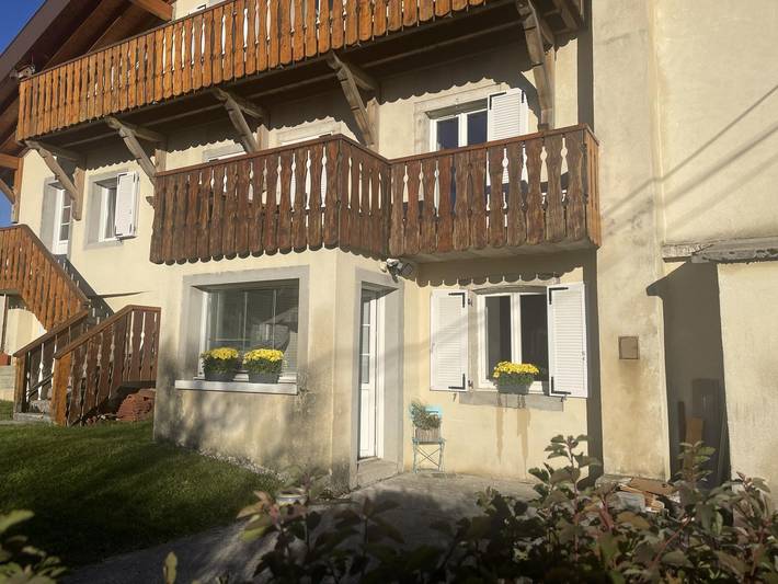 Maison de vacances pour 5 personnes, avec Terrasse ainsi que Jardin et Vue à Les Rousses