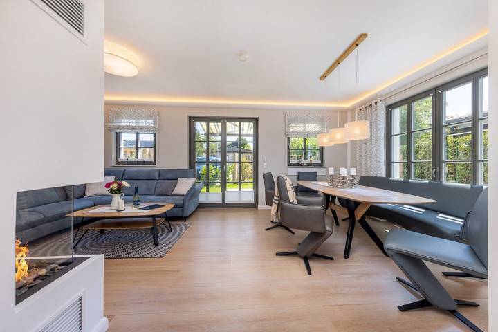 Ferienhaus für 8 Personen, mit Terrasse und Garten sowie Sauna