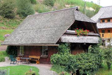 Gîte pour 4 personnes, avec jardin et piscine, adapté aux familles à Hornberg