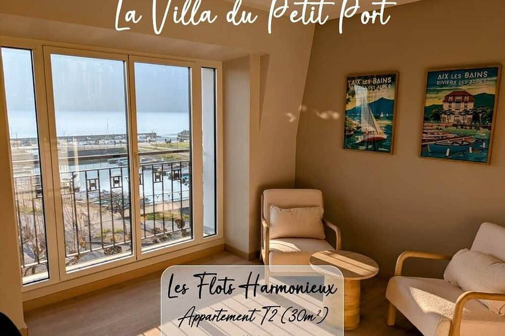Entire apartment, Les Flots Harmonieux (30m² lake view) in Aix-les-Bains, Chambéry region