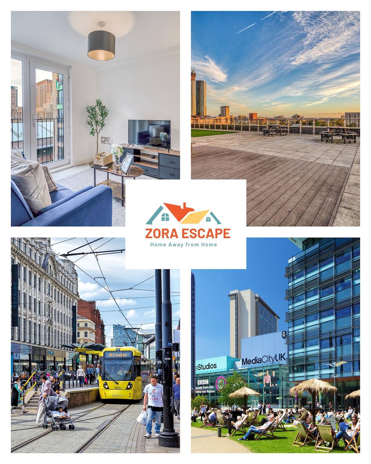 Entire apartment, City View Apartment Near Manchester City Centre in Greater Manchester