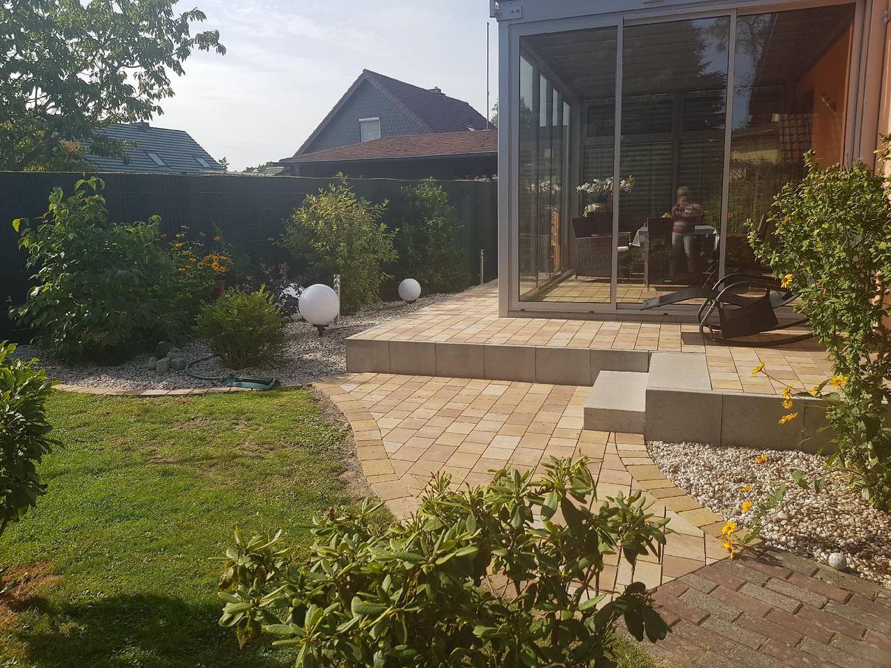 Ferienhaus in Altwarp Siedlung mit Terrasse, Grill und Garten in Altwarp, Stettiner Haff