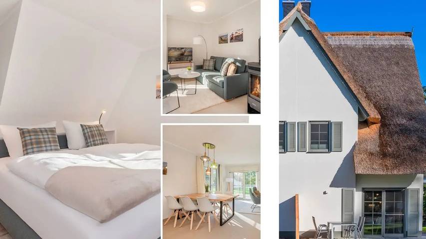 Ferienhaus mit Meerblick für 5 Personen, mit Garten und Terrasse sowie Sauna, mit Haustier im Stettiner Haff