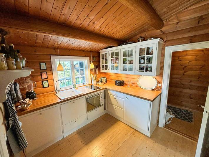Blockhaus auf wunderschönem Naturgrundstück in Hornbæk in Hornbæk, Kattegat Küste