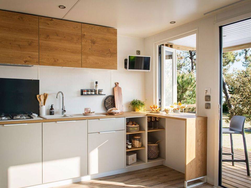 Domaine Le Quercy - Mobilhome 4 personnes - Mobil-home Living 28m² - 2 chambres - clim - lave vaisselle in Gourdon, Lot