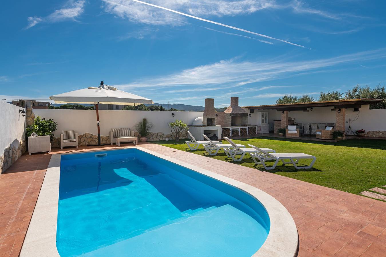 Villa "Gle" mit Pool, Garten und Klimaanlage in Sant'Andrea (Sardinien), Campidano