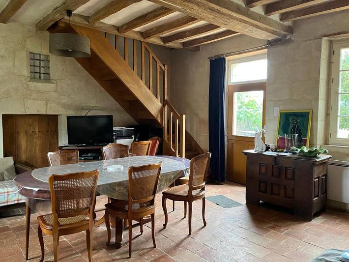 Location de vacances pour 4 personnes, avec jardin ainsi que vue et terrasse à Bocé - 3