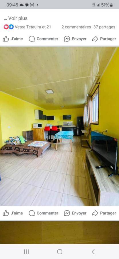 Maison de vacances pour 5 personnes, avec jardin et vue, animaux acceptés dans Bora Bora