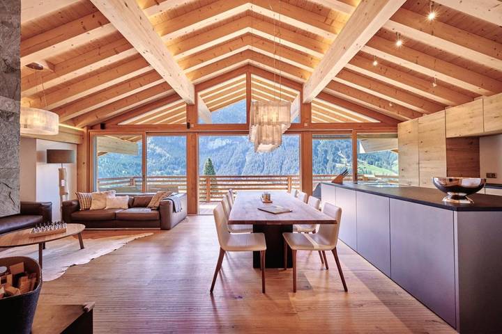 Ferienwohnung für 2 Personen, mit Balkon und Terrasse sowie Sauna und Ausblick