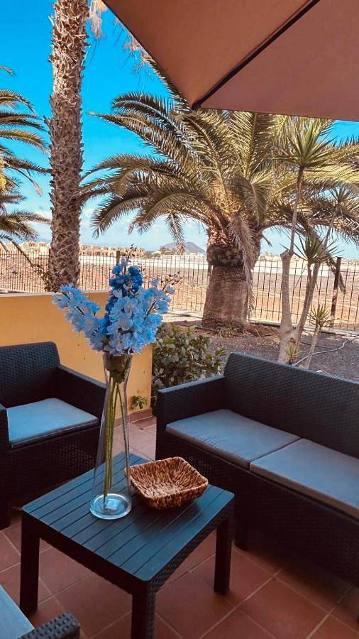 Maison d’hôte pour 4 personnes, avec piscine ainsi que jardin et vue à Corralejo