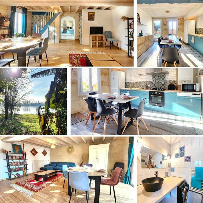 Location de vacances pour 5 personnes, avec vue et jardin à Libourne - 2