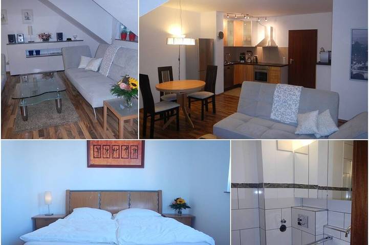 Ferienwohnung für 6 Personen, mit Balkon und Sauna sowie Garten - 1