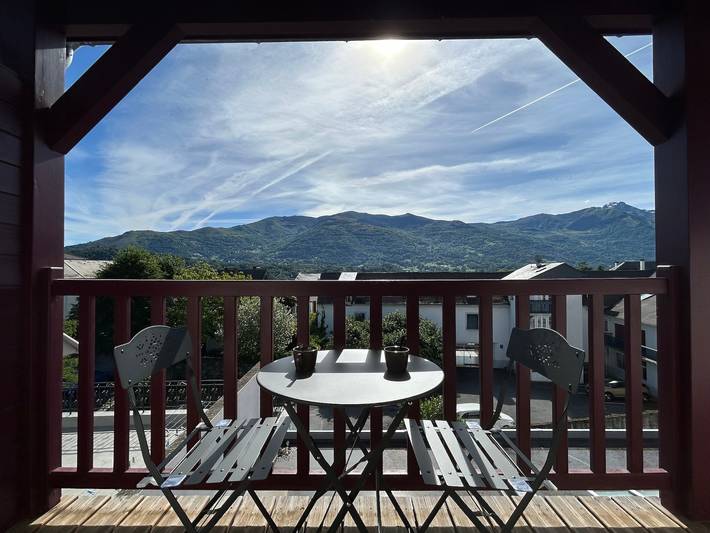 Location de vacances pour 4 personnes, avec Balcon à Argelès-Gazost