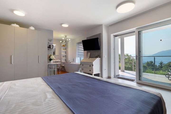 Studio für 3 Personen, mit Garten und Seeblick in Tenno - 3