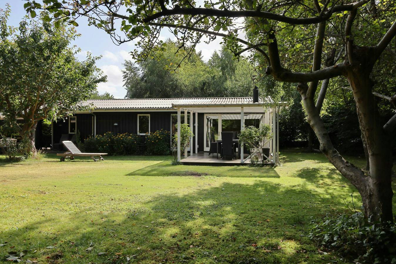 Casa de vacaciones con varias terrazas en la playa de Udsholt in Rågeleje, Kattegat Küste