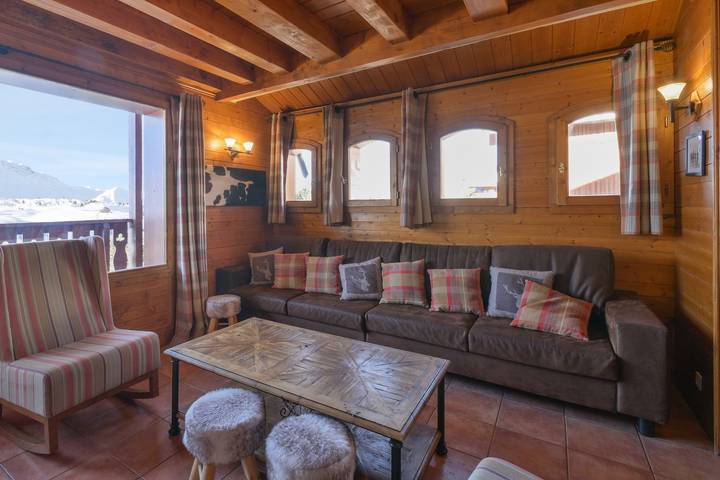Gîte pour 10 personnes, avec jacuzzi ainsi que sauna et balcon, animaux acceptés dans Belle Plagne - 2