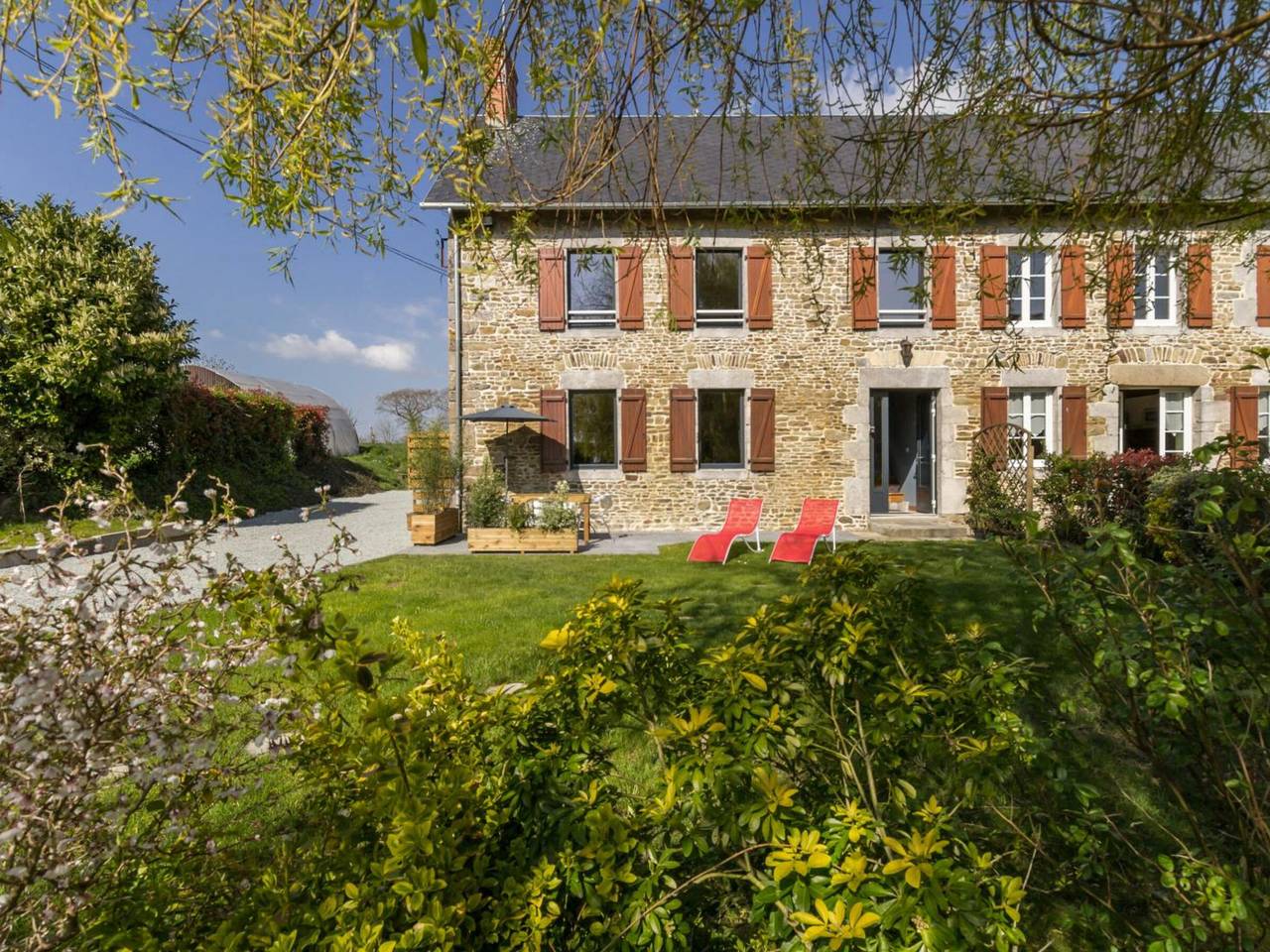 Charme Campagne: Maison Mitoyenne 2 Ch, Terrasse in Muneville-sur-Mer, Région de Coutances