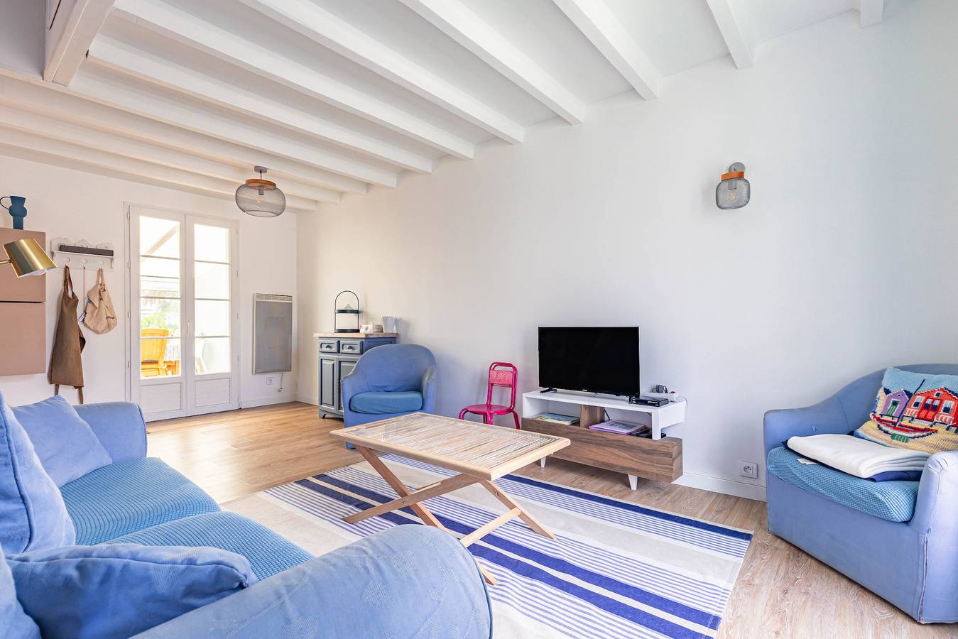 Maison de vacances « Charmante Maison Familiale » avec terrasse privée et jardin privé in Le Grand-Village-Plage, Côte de Beauté