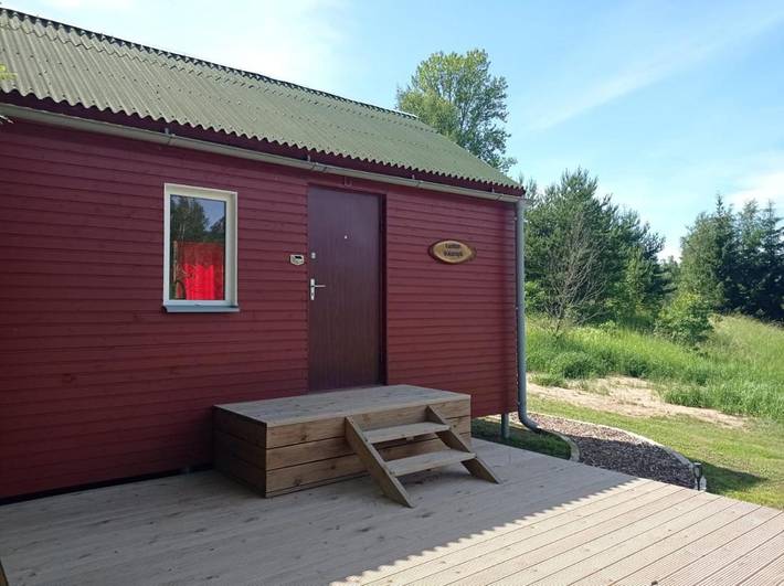 Camping, mit Garten und Ausblick in Lettland