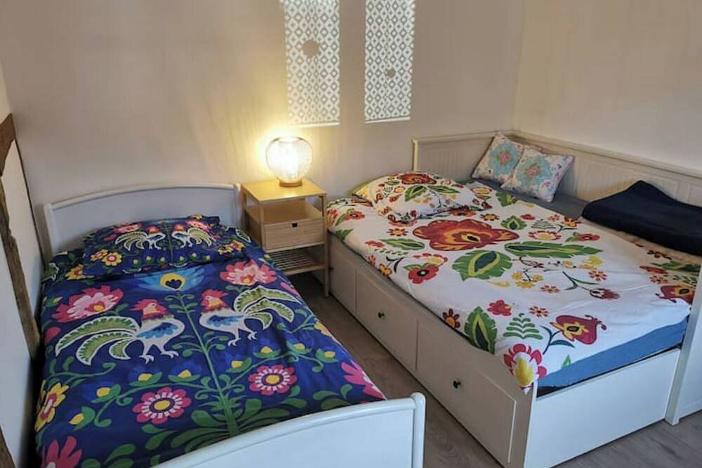Une Maison à Colombages - Cosy, Lumineuse et Sauna in Kesseldorf, Region Weißenburg