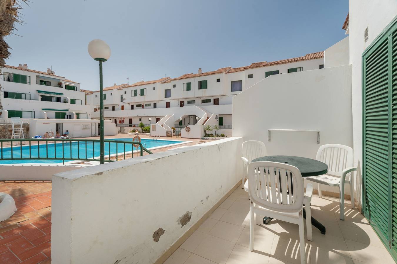 Ganze Wohnung, Ferienwohnung 'Alondras E107' mit Meerblick, Gemeinschaftspool und WLAN in Callao de la Cochina (Arona), Arona