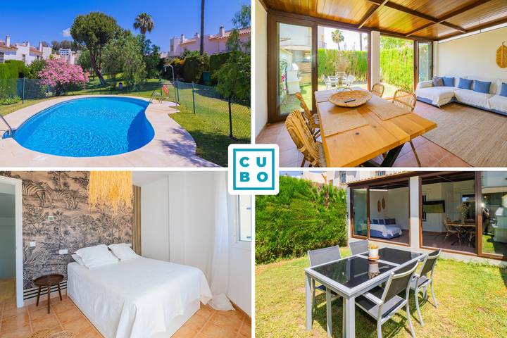 Vakantiehuis voor 4 personen, met balkon en tuin in Mijas Costa