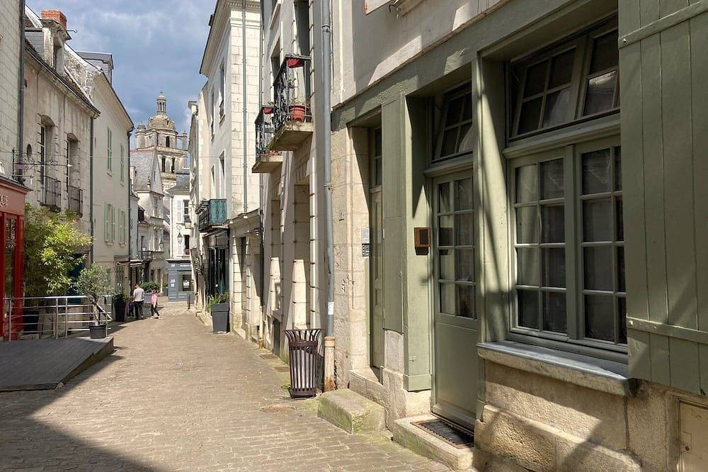 On the road to the royal city in Loches, Loches region