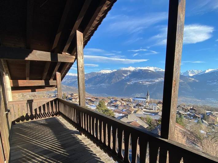 Gîte pour 6 personnes, avec balcon et vue à Arbaz - 4