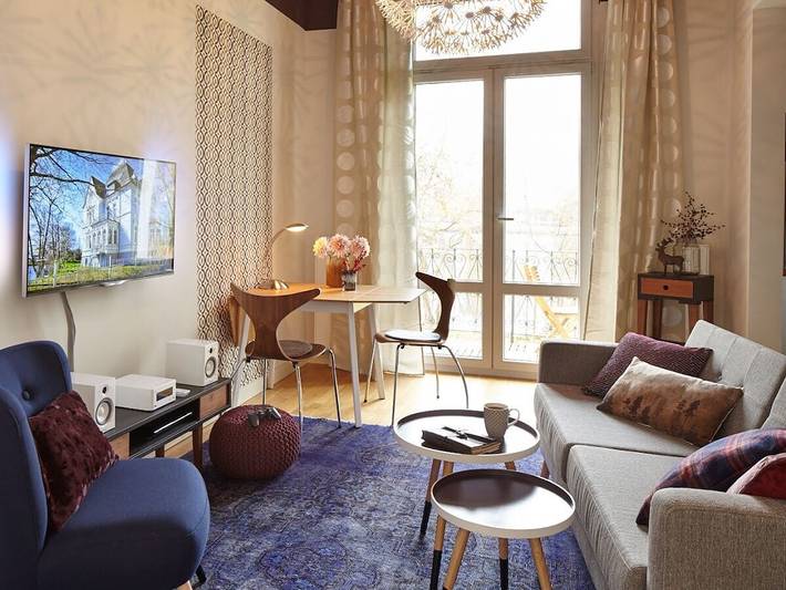 Ferienhaus für 2 Personen, mit Balkon und Garten sowie Seeblick in Stade - 4